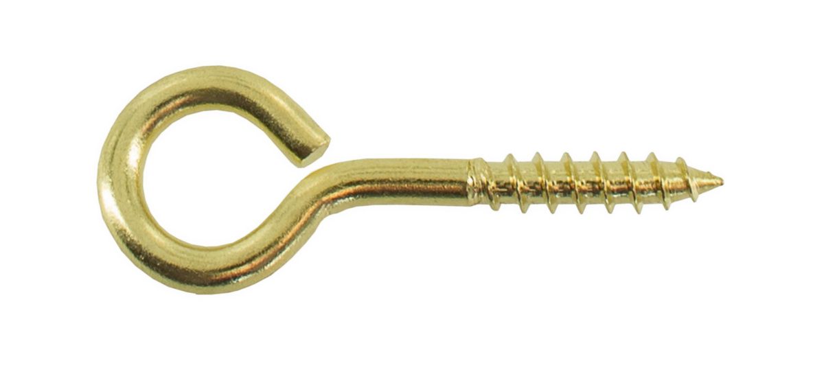 12 Vis En Laiton Massif Pour Bois - Tête Ronde Fendue, Différentes Longueurs, Marque Fastenere