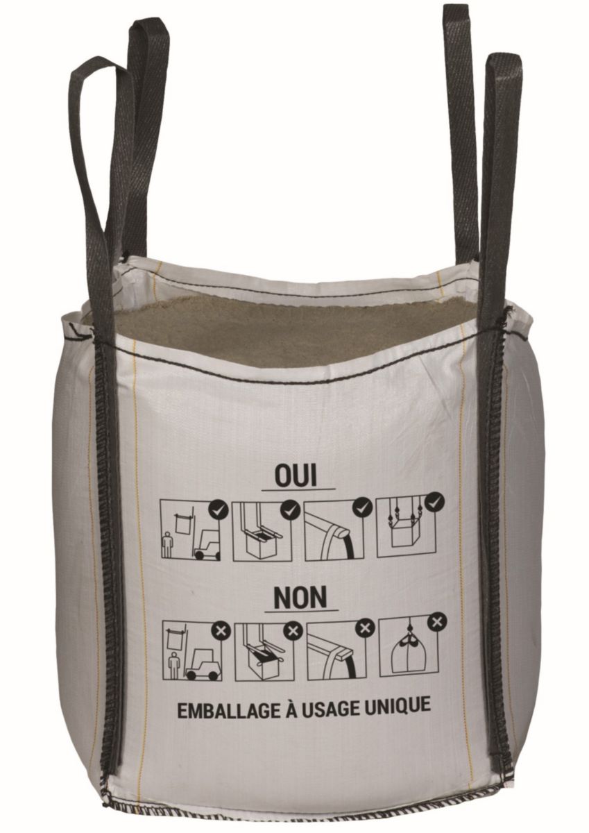 Baobag Big Bag Neutre 500 L 1 2 M3 Resistance Maxi 1000 Kg Point P