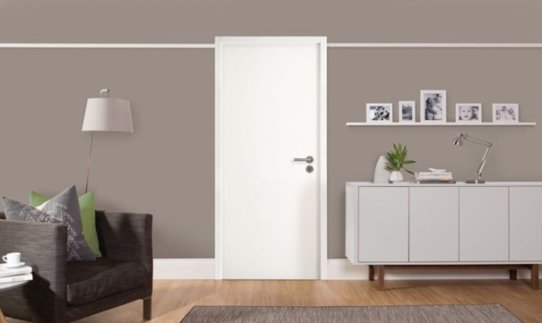 bloc-porte d'intérieur plane