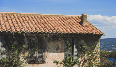 Tuile Romane Mecanique Ou Plate En Terre Cuite Ou Beton Point P