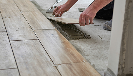 Carrelage imitation parquet ou bois