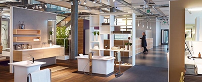 Vue d'un showroom Point.P