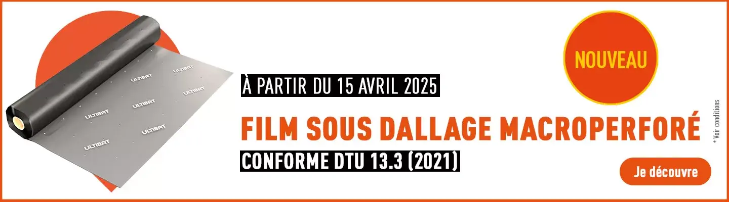 Nouveau : Film sous dallage macroperforé conforme DTU 13.3 (2021)