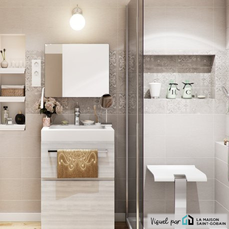 Carrelage mural salle de bain point p Carrelage mural salle de bain point p